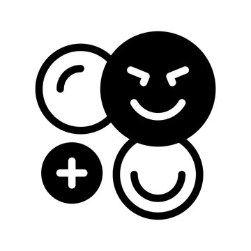 Attitude Icon Vector Symbol Design Illustration