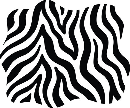 Black and white zebra stripe pattern. Black and white zebra stripe pattern for textile design