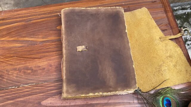 Unique Vintage Journal Footage for Creative Product Marketing, Brand Storytelling, Emotional Ads and Meaningful Visual Narratives | 4K