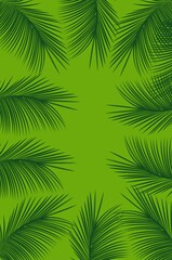 palm leaves background © SBS Designs 