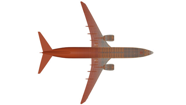 Airplane Top View