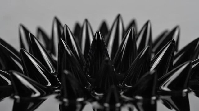 Ferrofluid Magnetic Liquid Spikes Physics Experiment Macro