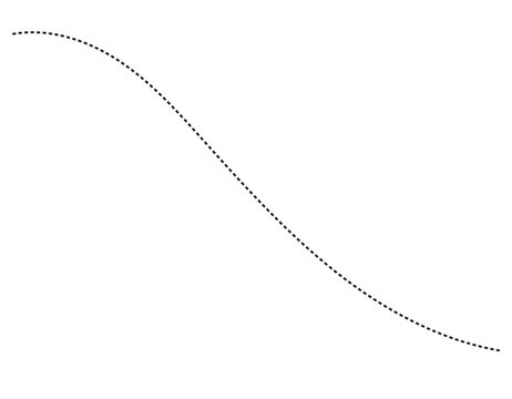 Abstract Hand-Drawn Dotted Line Collection. Dotted Spiral Curve Line. Hand Sketched Curly Border. Curly dotted line. Long dashed hand drawn squiggle.