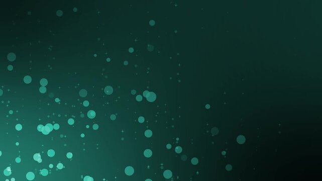 Abstract gradient background bokeh dots and subtle light streaks animation, digital backdrop suitable for technology or creative themes