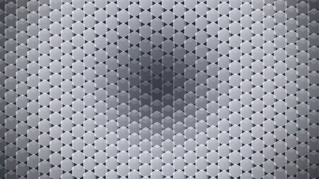 Silver hexagon scale pattern texture wave animation
