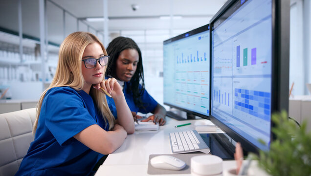 Medical Coder Examines Patient Claims Data