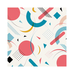 Obraz premium abstract vector background with circles