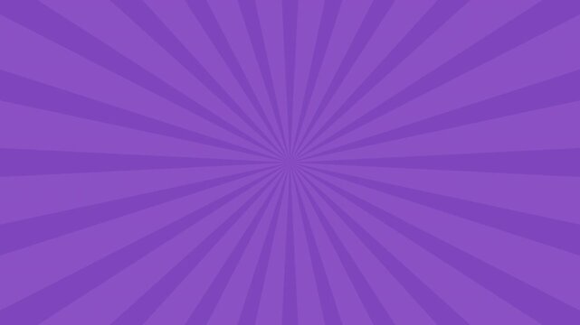 Purple Radial Light Burst Background Animation with Vibrant Rays Prores 4K 60 fps