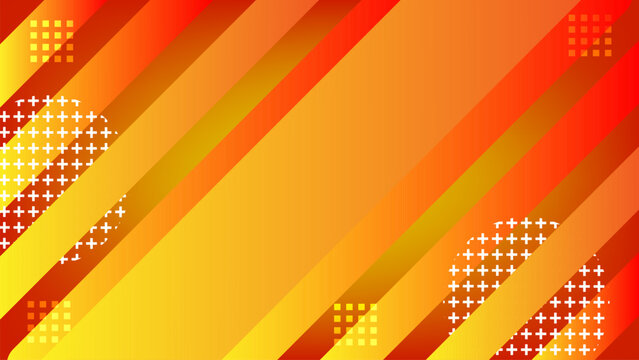 yellow and red bar creative abstract background vector illustration