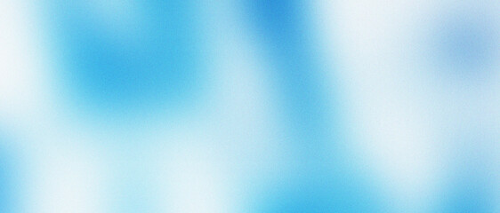 Fototapeta premium Soft Blue Abstract Gradient Background with White Glow, Gaussian Blur Effect, Fine Grain Noise and Smooth Atmospheric Texture