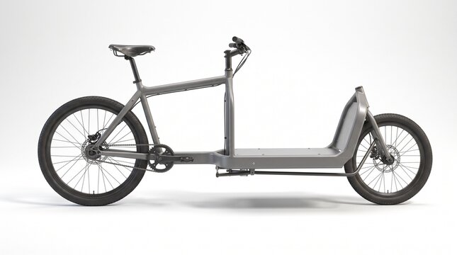 Modern Cargo Bicycle Designed for Efficient Urban Transportation and Hauling Goods