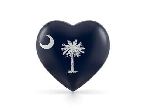 South Carolina state heart flag