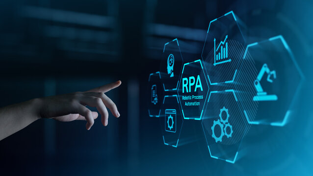 Robotic Process Automation RPA Technology Concept