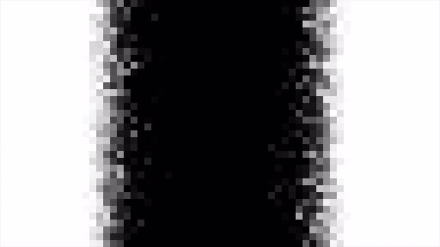 Pixelated Vertical Transition, Digital Column Wipe, Pixel Dissolve Screen Effect, Vertical Glitch Transition, Abstract Pixel Reveal, Geometric Scene Change, Modern Video Wipe