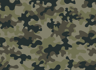 Fototapeta premium military camouflage background, trendy seamless pattern, printable army fabric texture