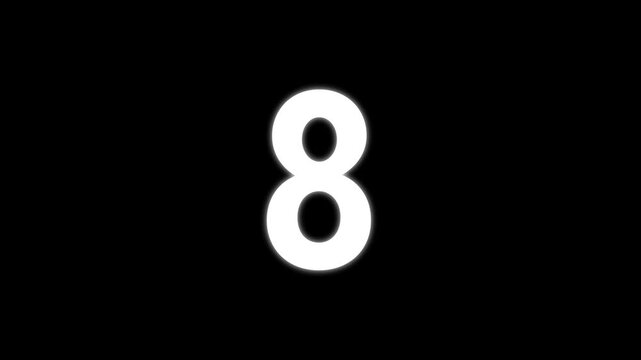 100-Second Countdown. from 0 to 100 second countdown timer countdown on balck background