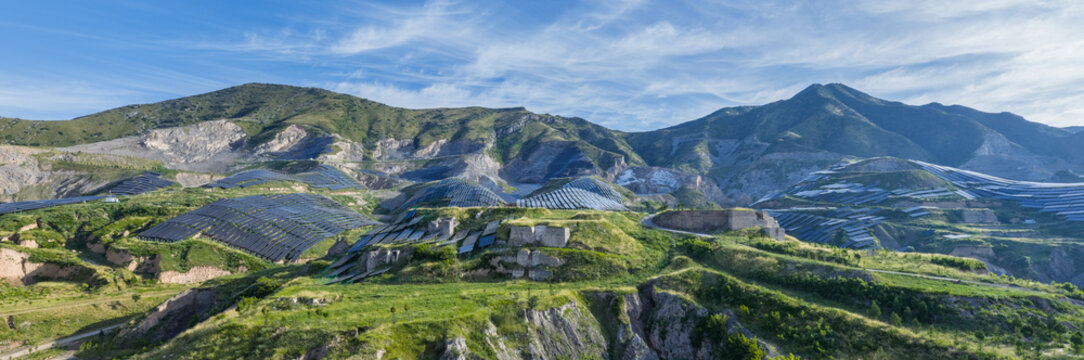 Solar Farm on Restored Mining Mountains