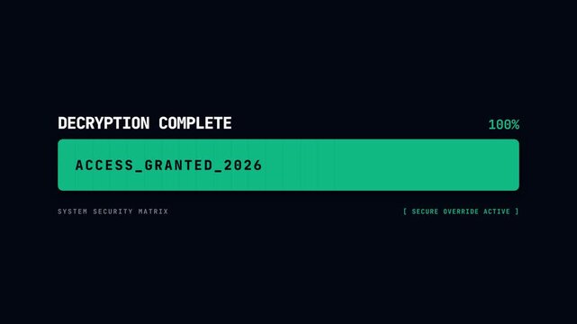 Decrypting Key Animation Process.