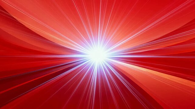 Abstract red light burst design