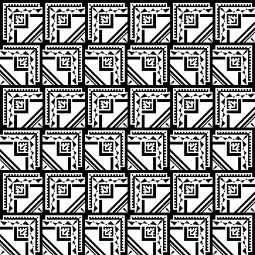 Abstract Geometric Art Deco Style Pattern Background