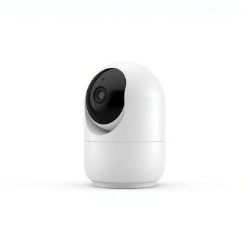 3D minimalist smart home security camera dome