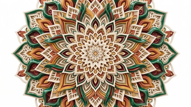Intricate mandala pattern