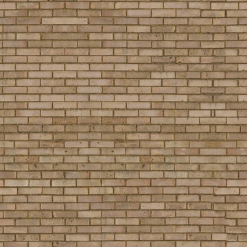 Seamless brown brick wall texture background featuring aged clay blocks and mortar joints 3D texture background architecture building exterior