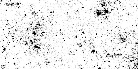 Obraz premium White grunge wall texture with black dust particles and fine distress noise pattern background for graphic design