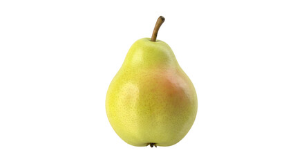 Fresh ripe yellow pear isolated on transparent background © NEST