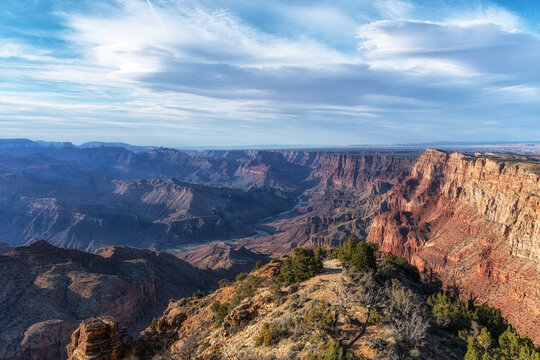 Desert Viewpoint Sunset Grand Canyon