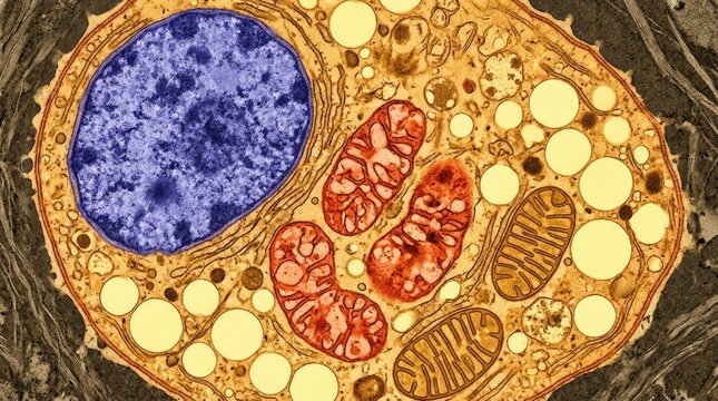 Microscopic pathology view: cell arthritis, tissue arthrosis, joint osteoarthritis, bone osteoarthrosis, disease progression, cellular damage, organism ailment.