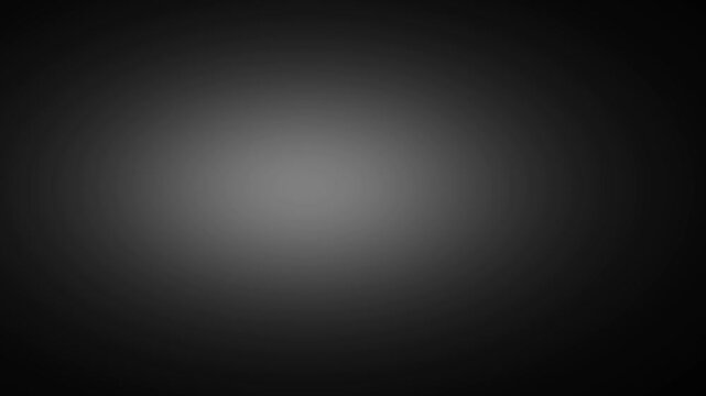 Abstract Dark Vignette Spotlight Effect Moving Across Black Background.