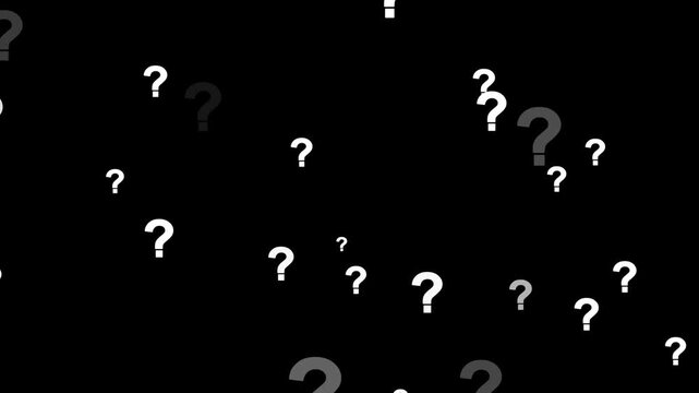 Question Marks Animation Moving on Alpha Channel Transparent Background. Question mark animation pop up question mark flat. question marks animation. question marks animated on green screen