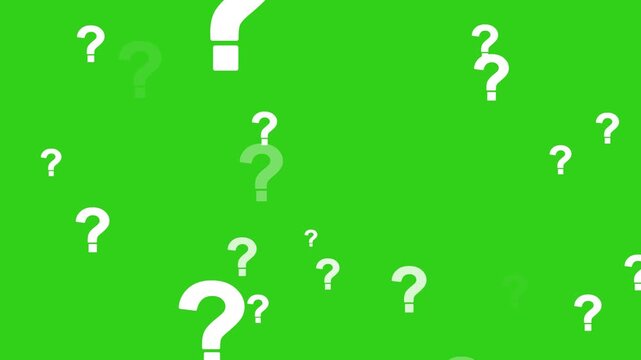 Question Marks Animation Moving on Alpha Channel Transparent Background. Question mark animation pop up question mark flat. question marks animation. question marks animated on green screen