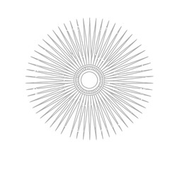 Fototapeta premium Sunburst Graphic