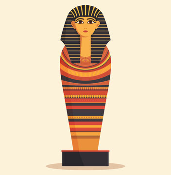Ancient Egyptian sarcophagus, pharaoh, Ancient Egypt 