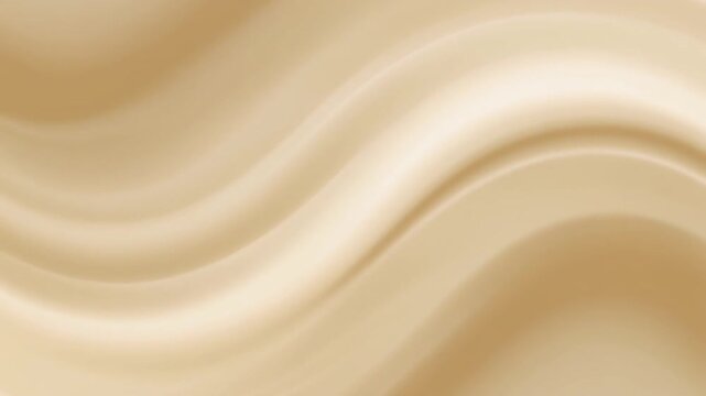 Smooth Beige Silk Fabric Wave Abstract Background