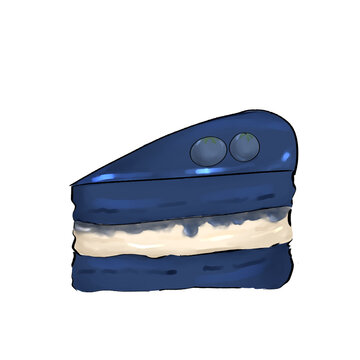 blueberry cake yummy