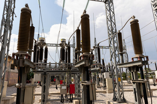 High-voltage electrical substation