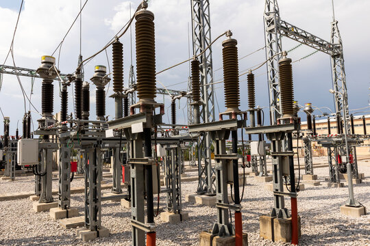 High-voltage electrical substation