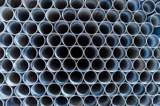 Industrial metal pipes