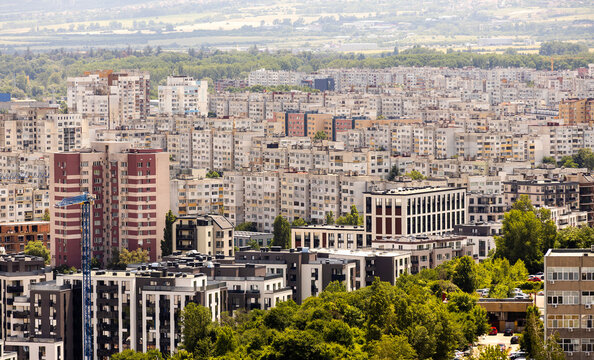 City landscape of Sofia, Bulgaria
