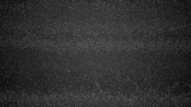 Retro bad tv film grain overlay with error screen glitch effect