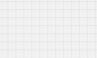 White millimeter graph paper texture background with black grid line pattern for math drafting © Graphic