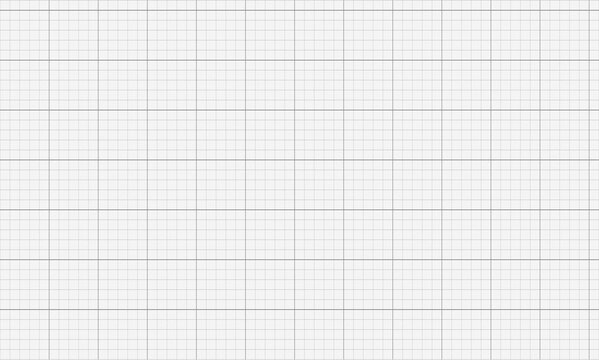 White millimeter graph paper texture background with black grid line pattern for math drafting