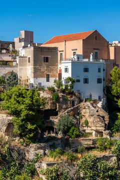 Scenic sight in the town of Massafra, Province of Taranto, Apulia (Puglia), southern Italy.