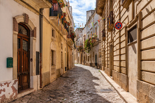 Scenic view in Galatina, Province of Lecce, Apulia, Italy.