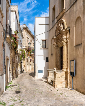 Scenic view in Galatina, Province of Lecce, Apulia, Italy.