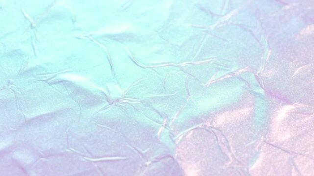 Iridescent Holographic Foil Surface with Shifting Spectral Colors