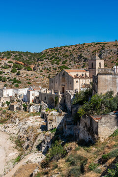 Scenic view in Ginosa, Province of Taranto, Apulia, Italy.